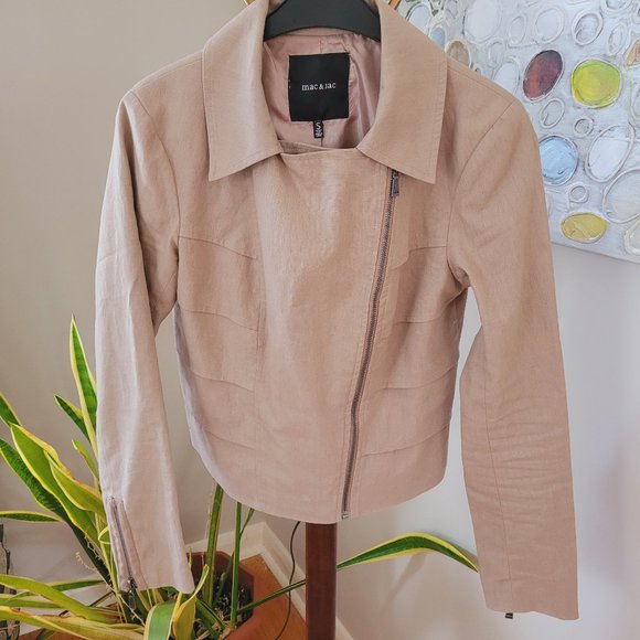 Mac & Jac Linen Blend Jacket US S - Picture 5 of 9